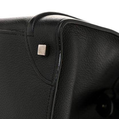 Celine Drummed Calfskin Mini Luggage Black 11 of 14