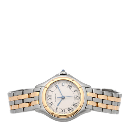 Cartier 18K Yellow Gold Diamond 26mm Cougar Quartz Watch 2 of 4