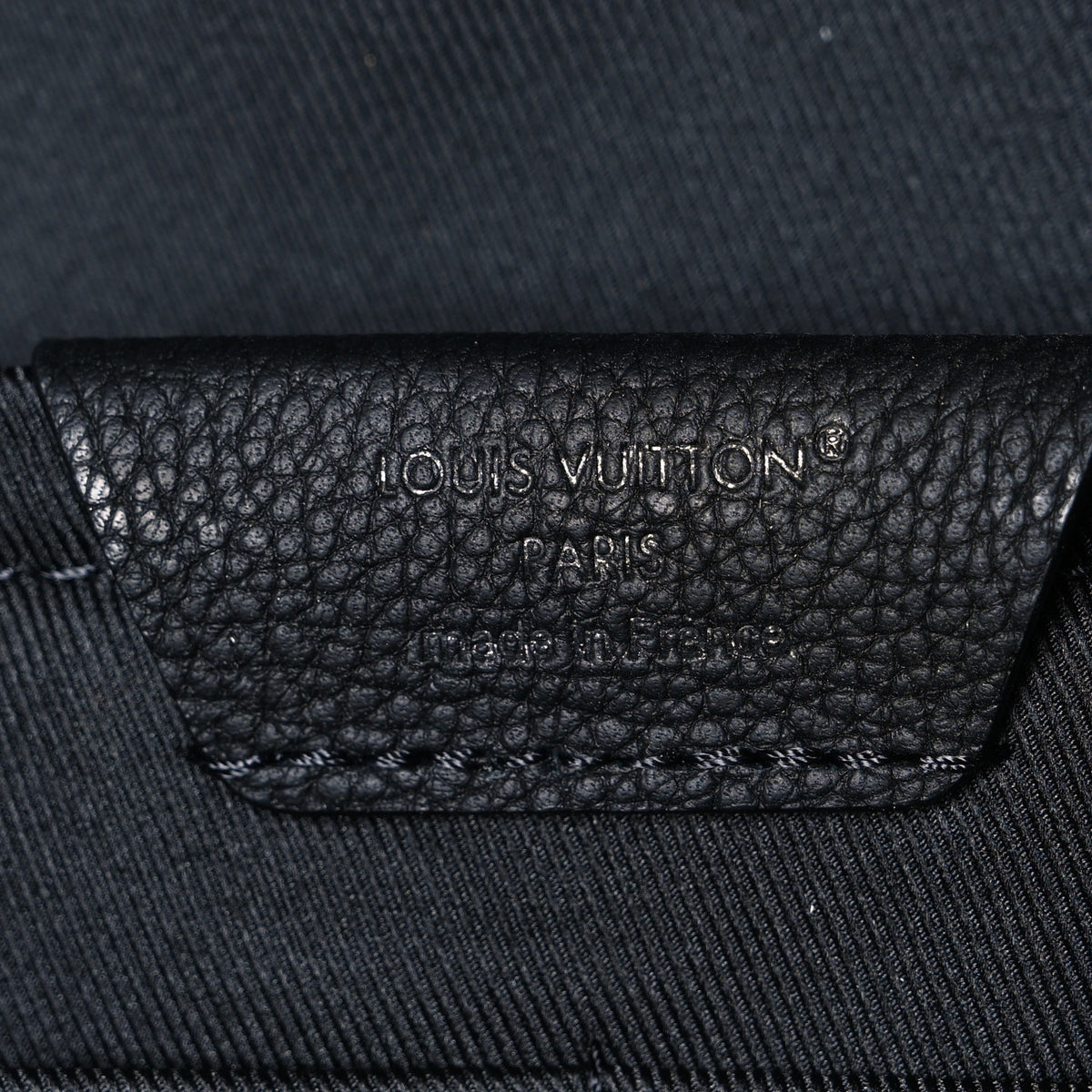 Calfskin Monogram Shadow Discovery Backpack Black