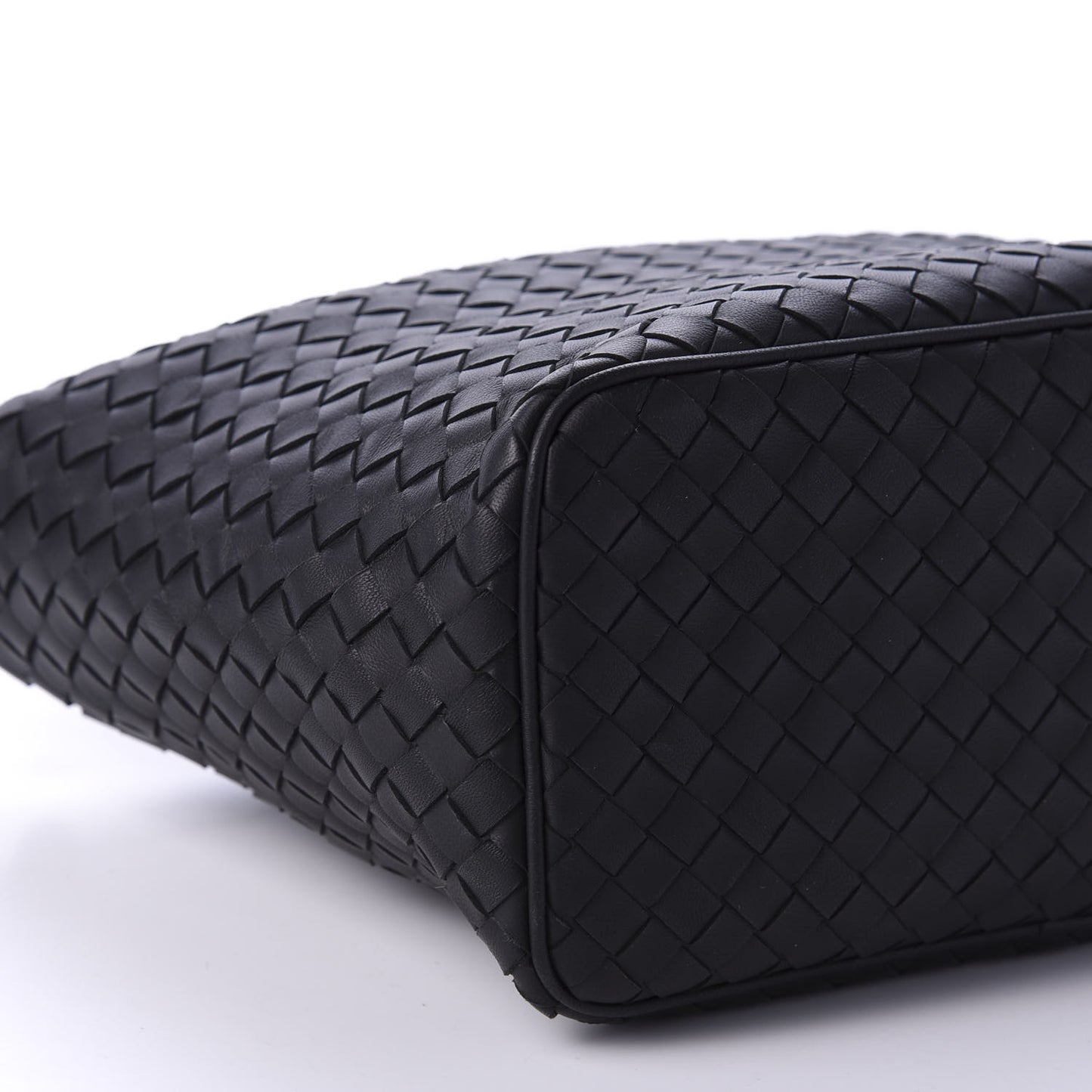 Nappa Intrecciato Small Shoulder Bag Black