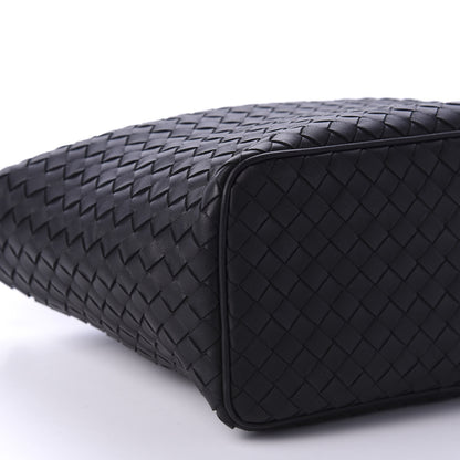 Bottega Veneta Nappa Intrecciato Small Shoulder Bag Black 6 of 11