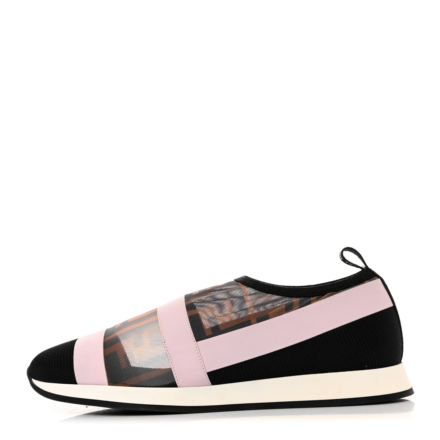 Technical Mesh Tulle Slip On Sneaker 37 Rose Tobacco