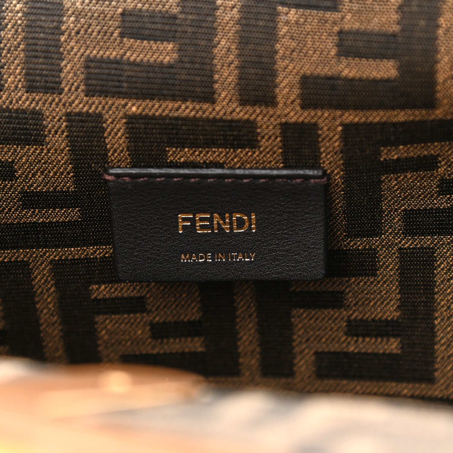 Fendi Shiny Nappa Medium Fendi First Black 6 of 11