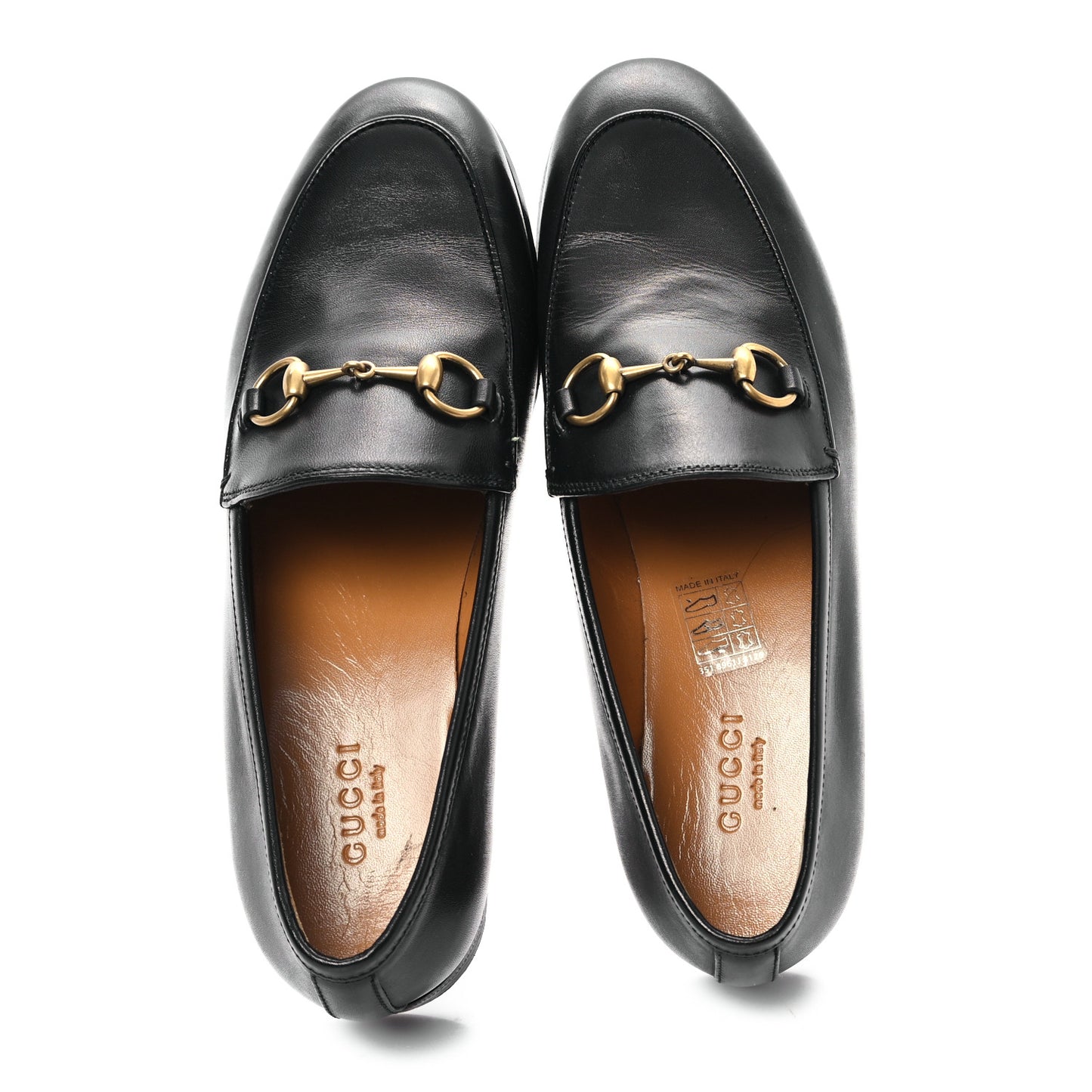 Calfskin Womens Jordaan Loafers 36 Black