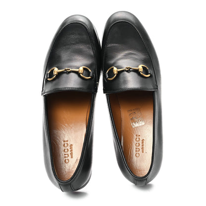 Gucci Calfskin Womens Jordaan Loafers 36 Black 2 of 10