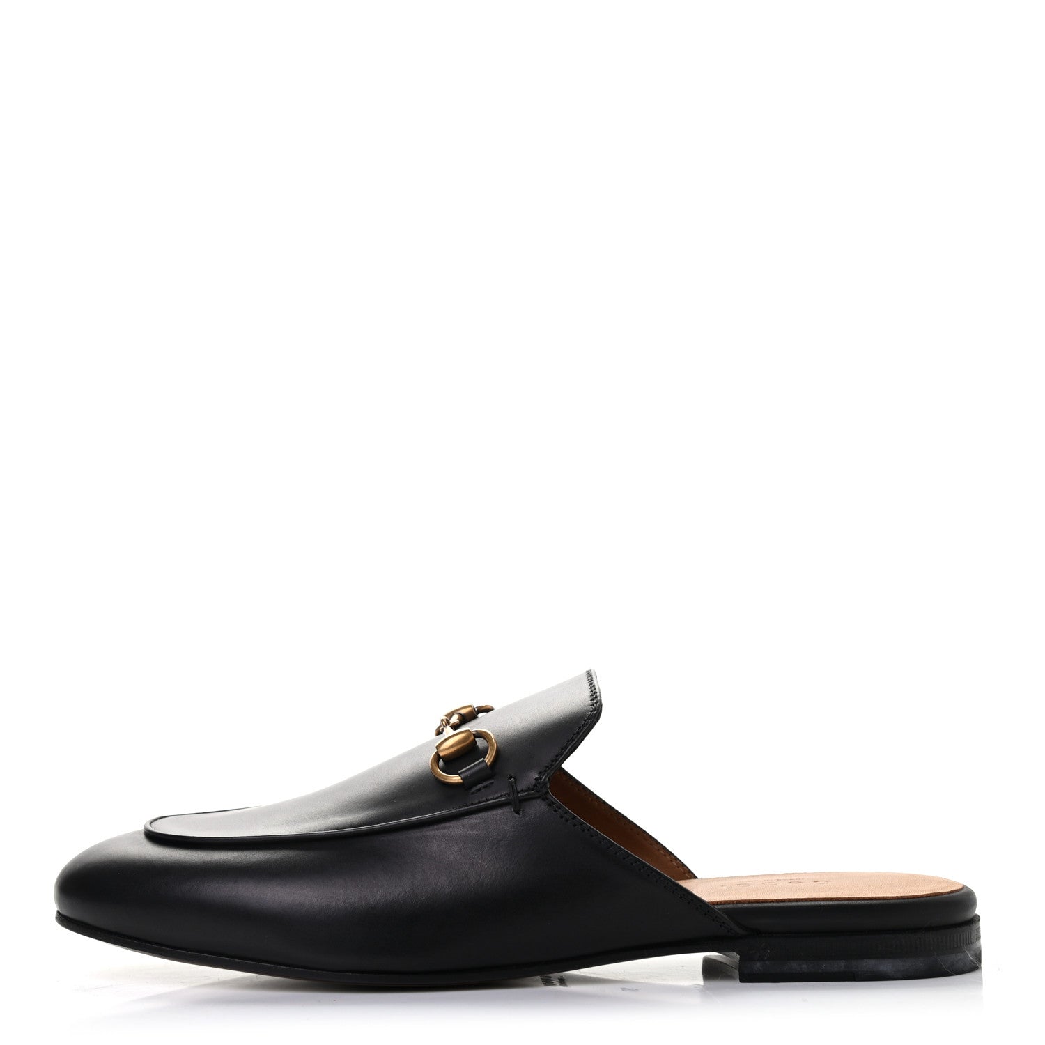 Gucci Calfskin Womens Princetown Slippers 37 Black 1 of 8