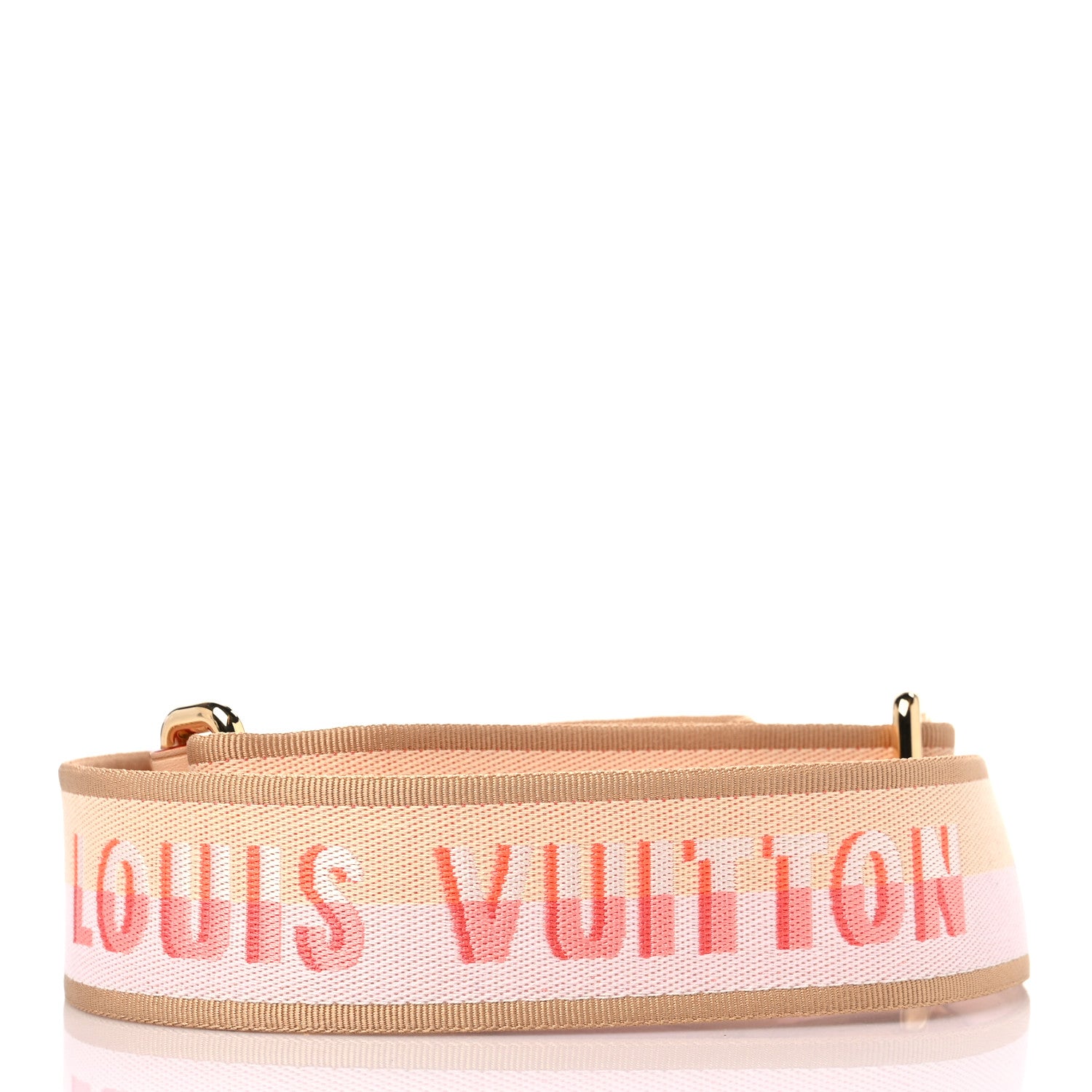 Louis Vuitton Jacquard Speedy Bandouliere 20 Shoulder Strap Pink Orange 2 of 3