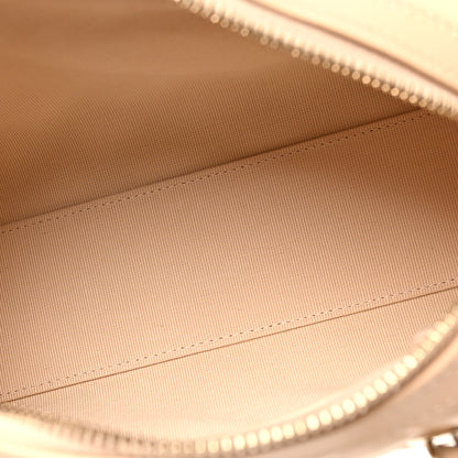 Chanel Lambskin Quilted Barrel Clutch With Chain Light Beige 5 of 10