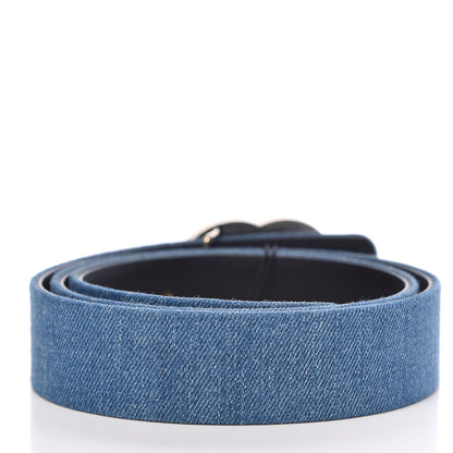 Chanel Denim CC Belt 75 30 Blue 3 of 8