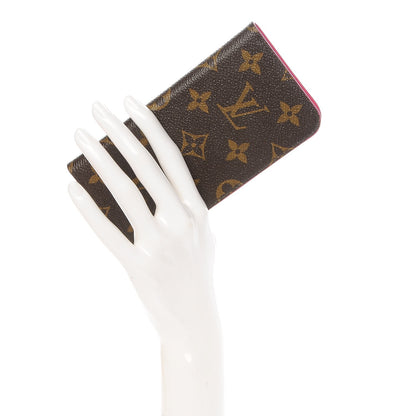 Louis Vuitton Monogram iPhone X Folio Case Rose Pop 2 of 8