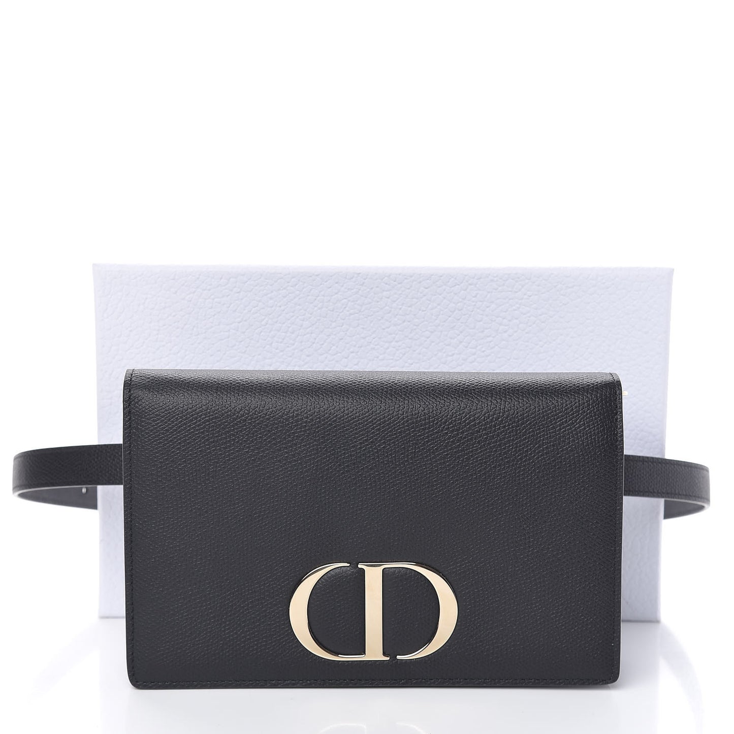 Calfskin 30 Montaigne 2 in 1 Pouch Black