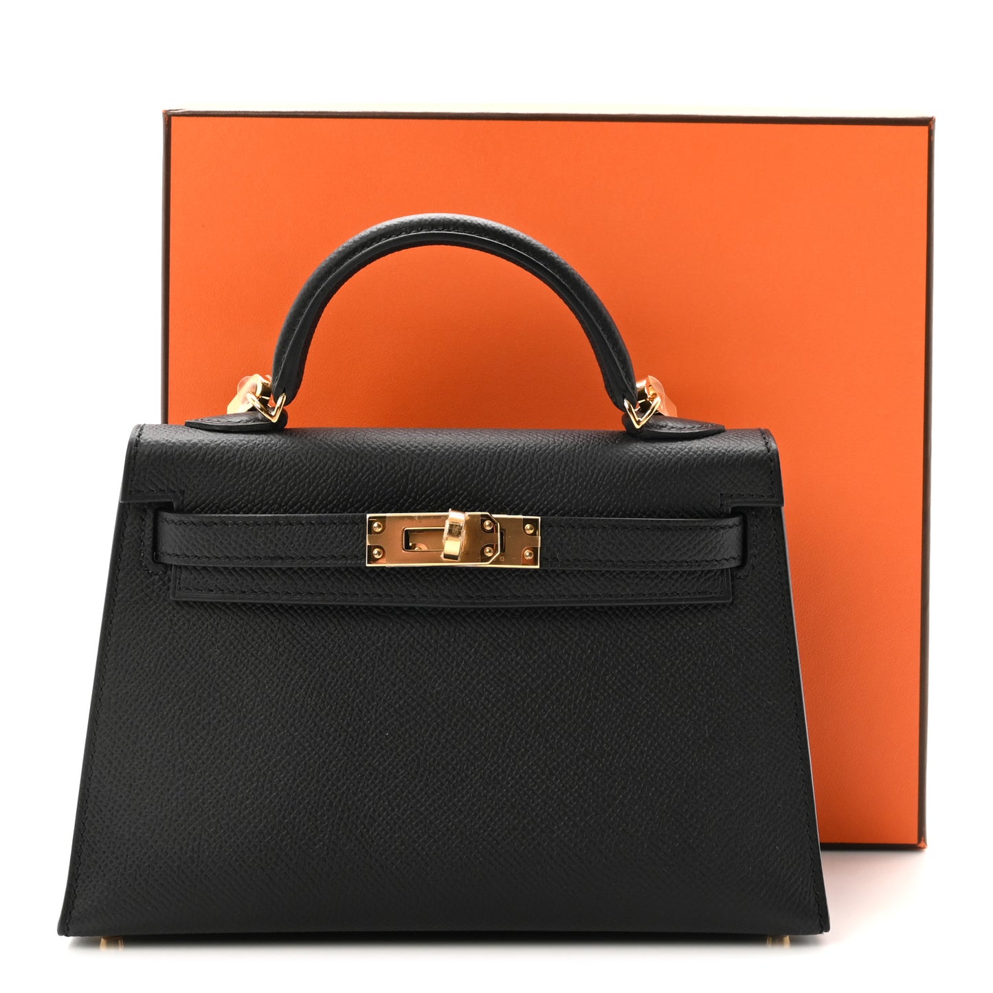Epsom Mini Kelly Sellier 20 Black