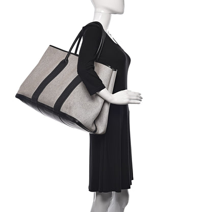 Hermes Buffle Skipper Toile Garden Party 49 GM Black 2 of 9