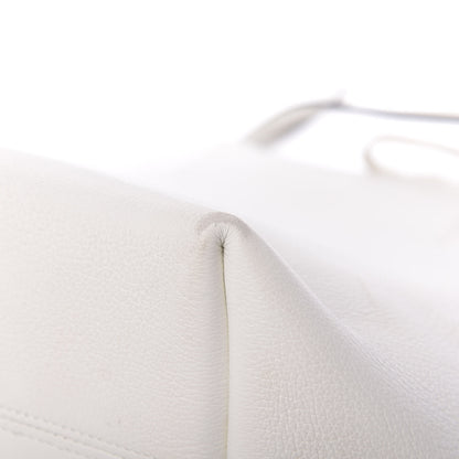 Christian Dior Calfskin Perforated Cannage Dioriva Tote White 13 of 13