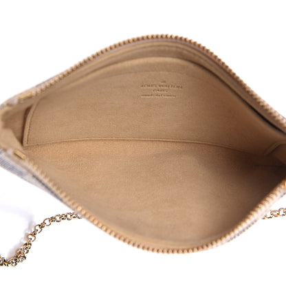 Louis Vuitton Damier Azur Pochette Milla MM 5 of 10