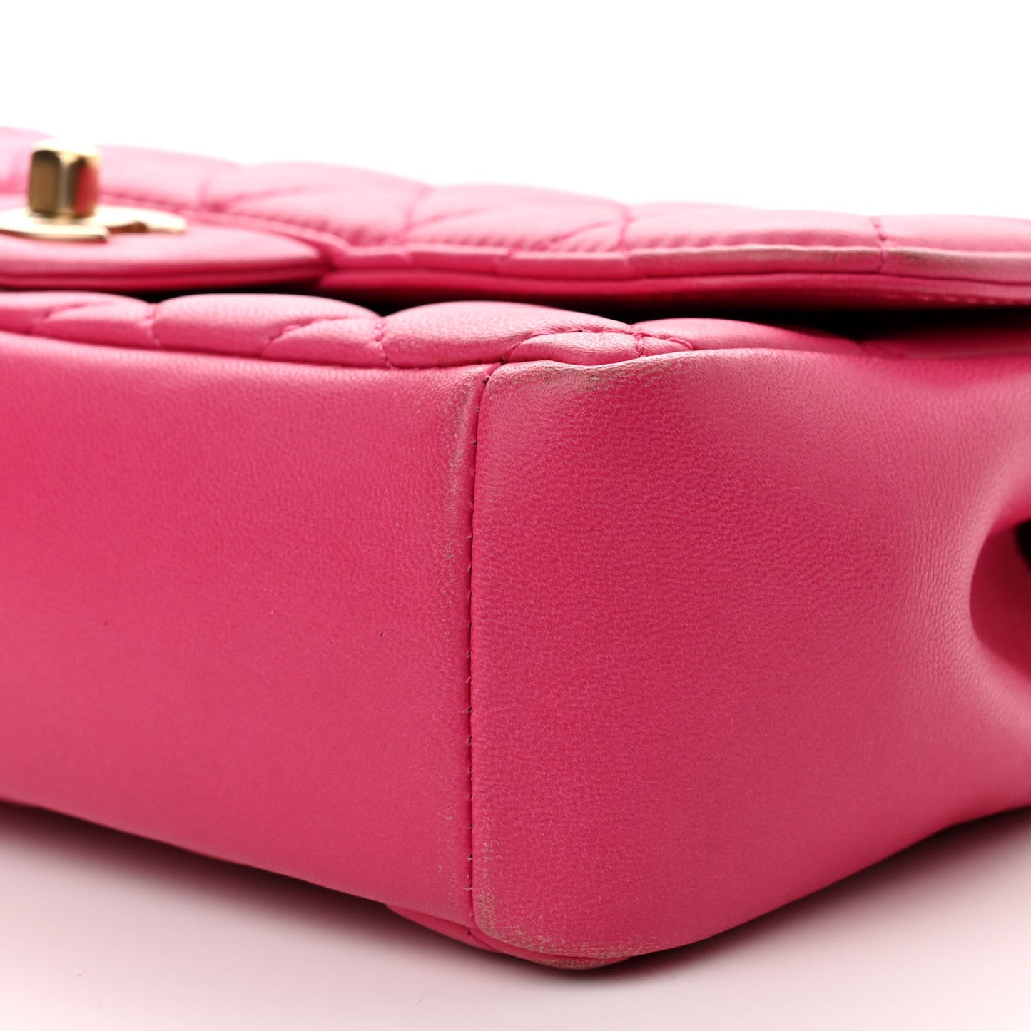 Lambskin Quilted Mini Mademoiselle Chic Flap Pink