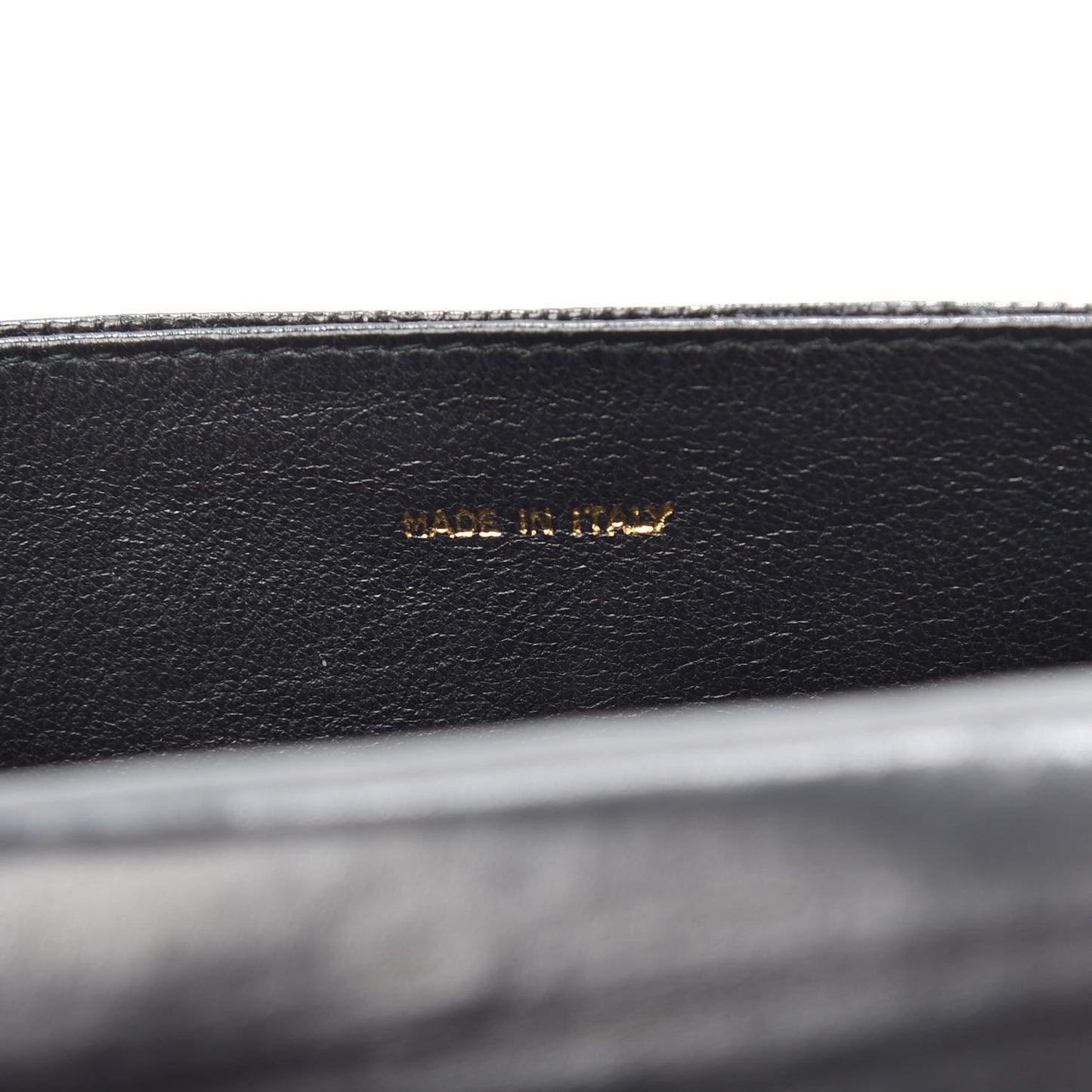 Lizard CC Mini Flap Bag Black