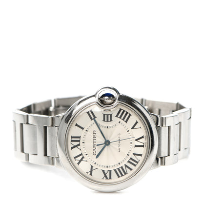 Cartier Stainless Steel 36mm Ballon Bleu De Cartier Automatic Watch 2 of 5