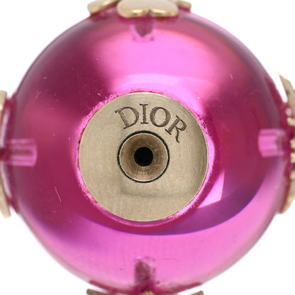 Christian Dior Resin Pearl Dior Tribales Earrings Gold White Transparent Rani Pink 4 of 5