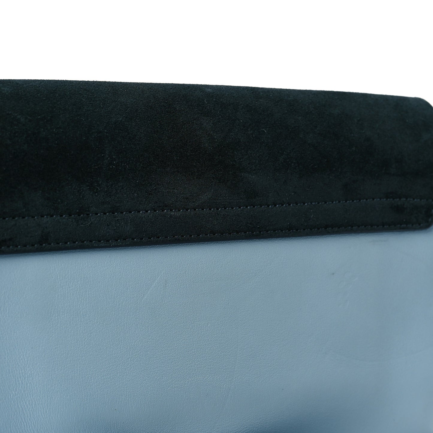 Suede Calfskin Small Faye Shoulder Bag Summer Blue Intense Green