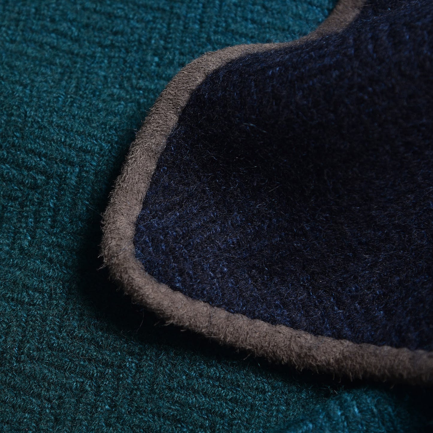 Cashmere Hand Woven Dip Dye Urga Blanket Bleu Violet