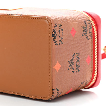 MCM Visetos Rockstar Vanity Case Cognac 8 of 8