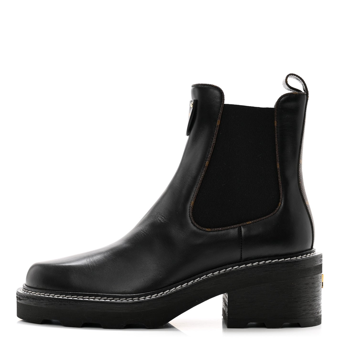 Calfskin Monogram Beaubourg Ankle Boots 41 Black