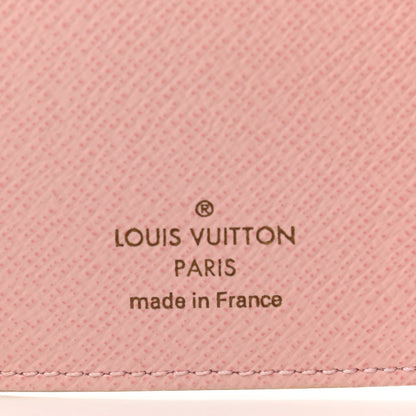 Louis Vuitton Damier Azur Victorine Wallet Rose Ballerine 6 of 8
