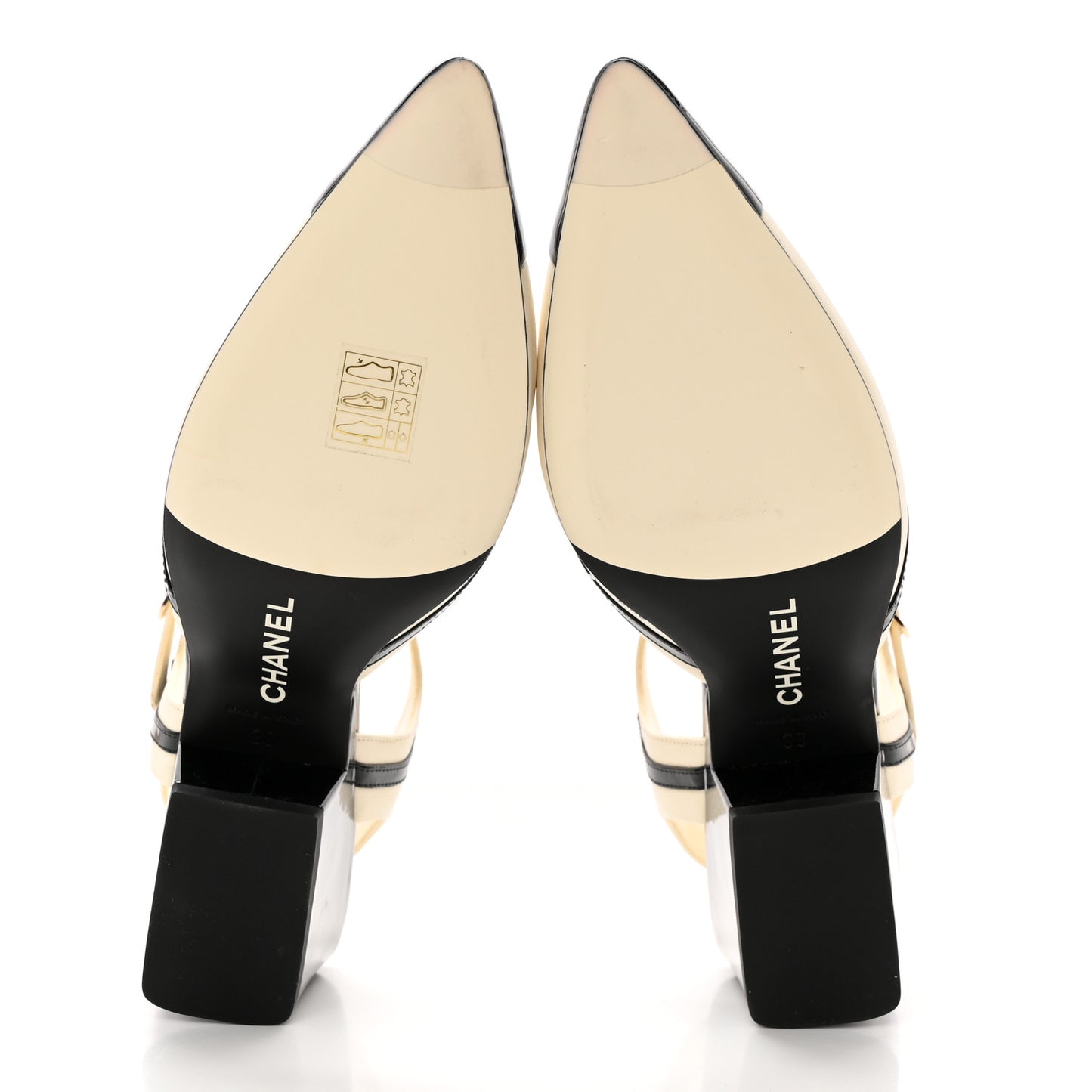 Patent Calfskin CC Ankle Strap Sandals 38 Pink Black 38 White Black