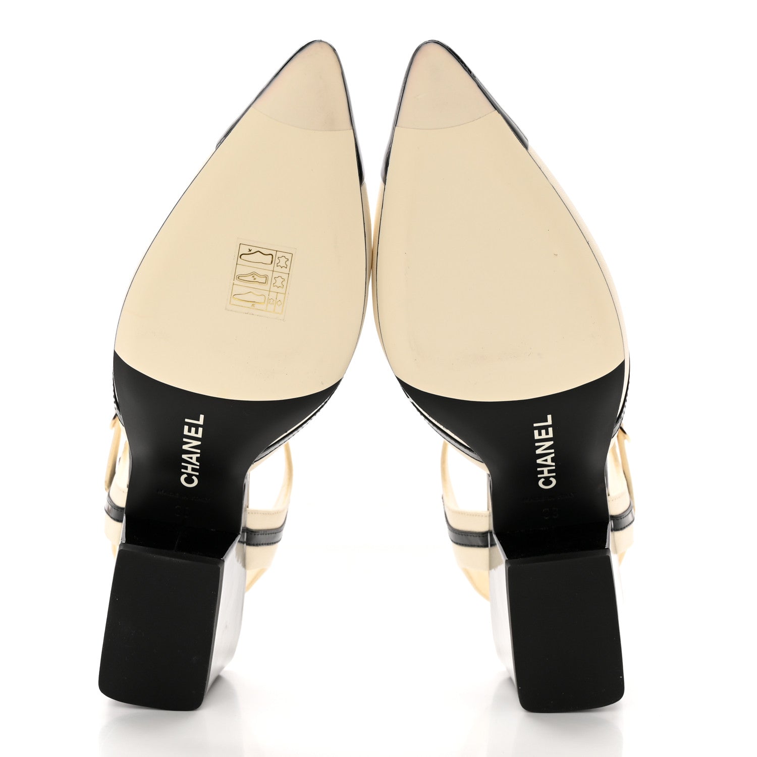 Chanel Patent Calfskin CC Ankle Strap Sandals 38 Pink Black 38 White Black 5 of 11