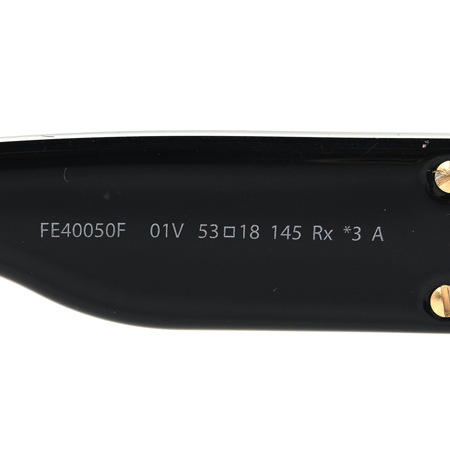 Acetate O'Lock Square Sunglasses FE40050F Black
