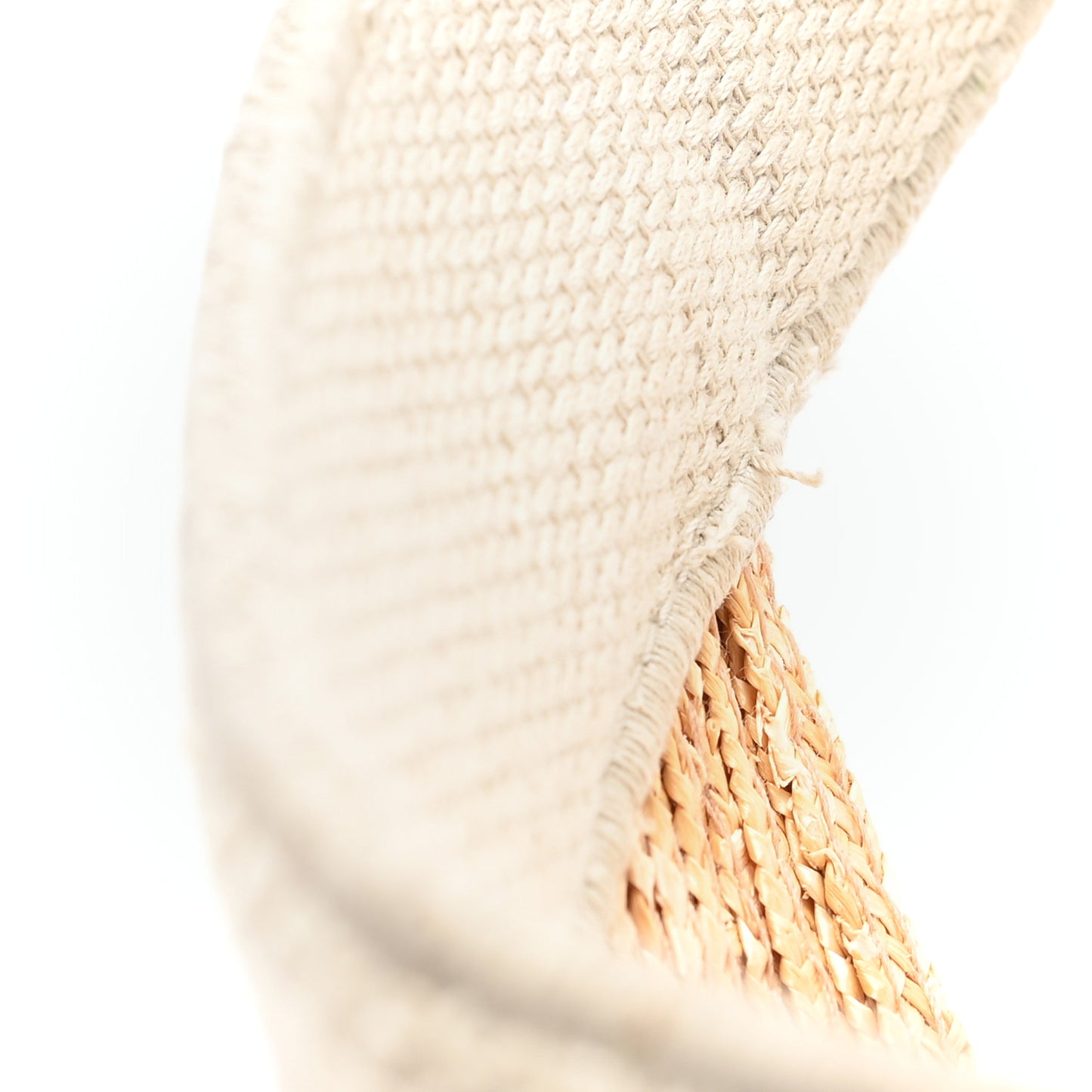 Straw Embroidered Dioriviera D-Ocean Visor Natural Grey