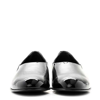 Chanel Patent Calfskin Moccasin Loafers 36.5 Black 2 of 8