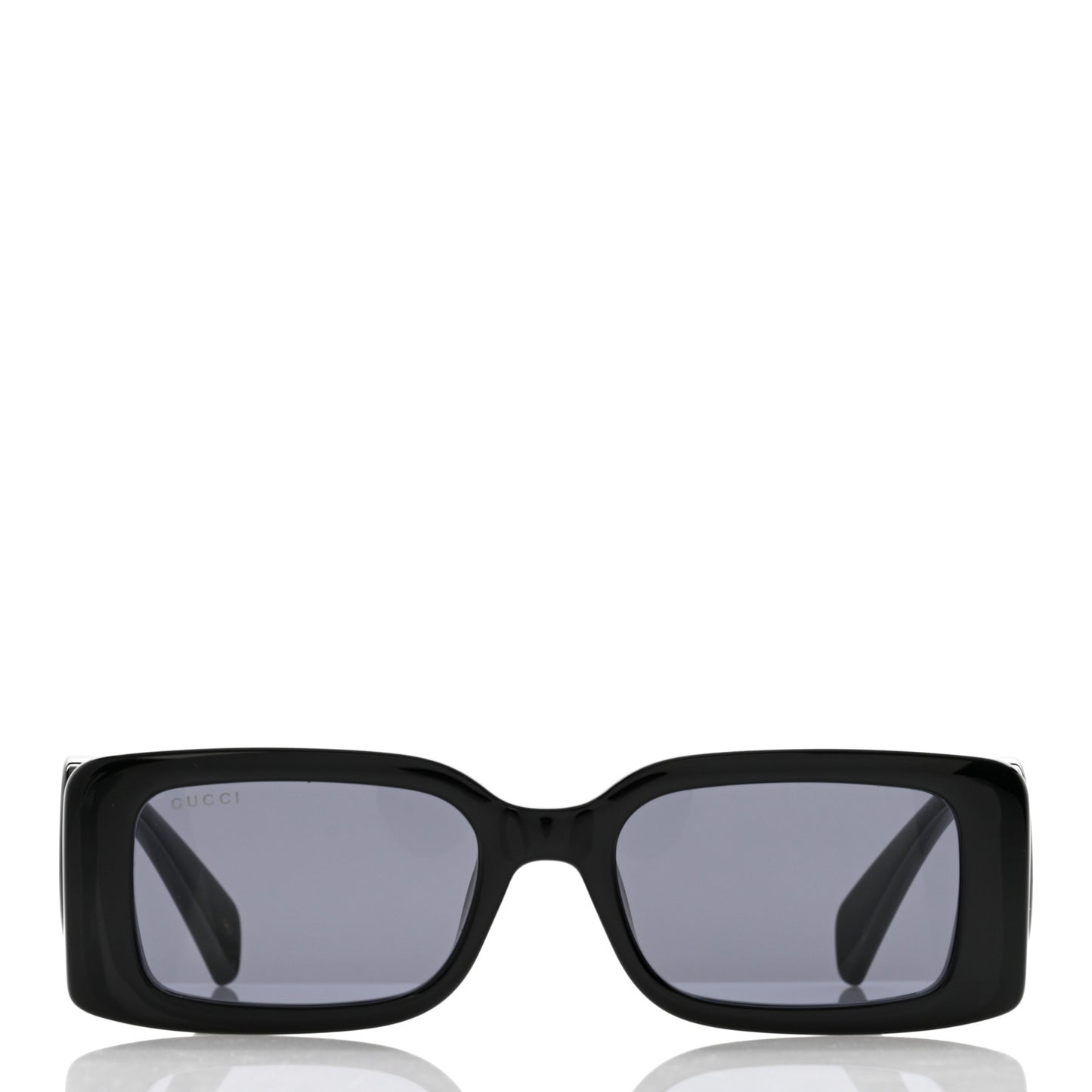 Acetate Chaise Rectangle Frame Sunglasses GG1325S Black