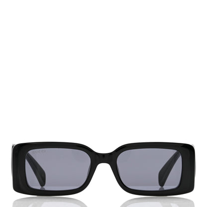 Gucci Acetate Chaise Rectangle Frame Sunglasses GG1325S Black 2 of 8