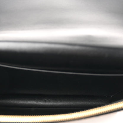 Celine Grained Calfskin Leopard Print Cartable Small Briefcase Brown Black 5 of 11