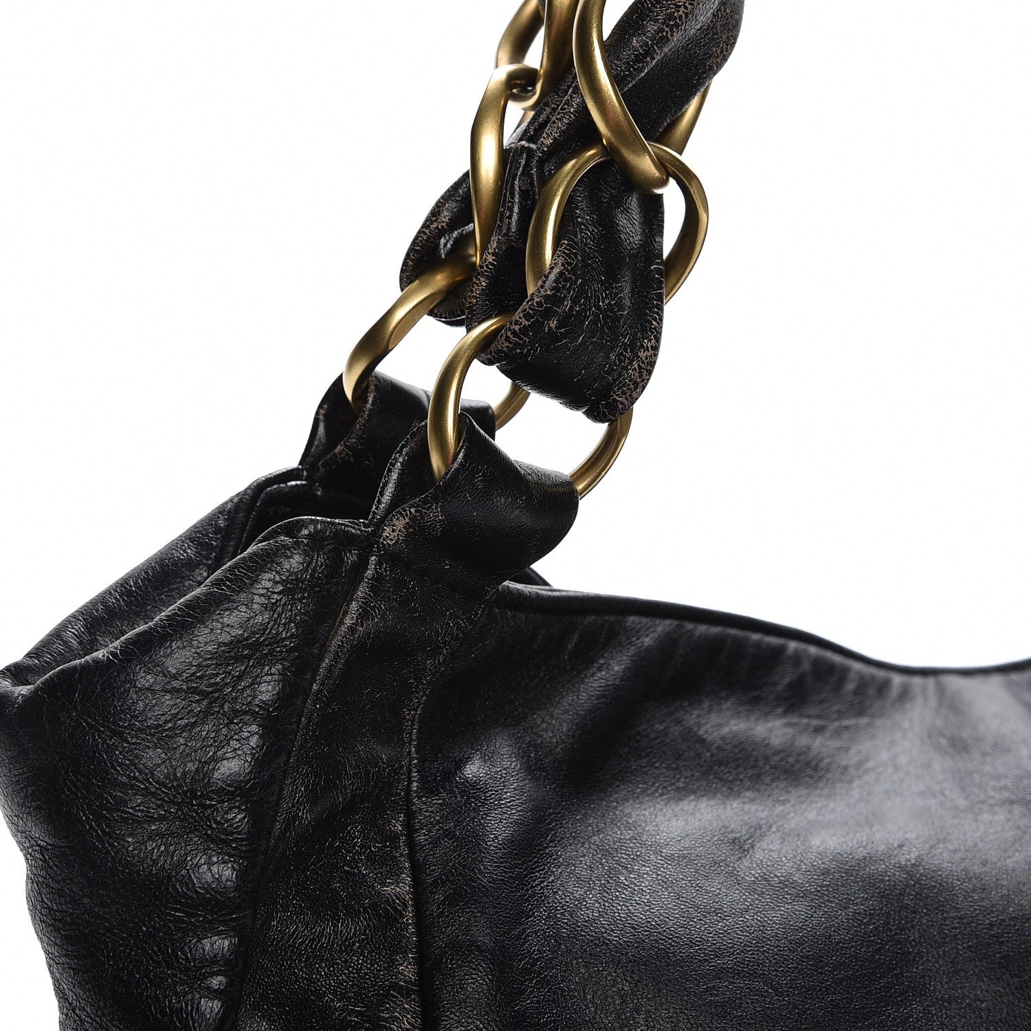 Chanel Lambskin Small Olsen Shoulder Bag Black 8 of 17