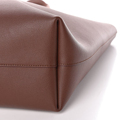 Saint Laurent Calfskin Large Shopping Tote Old Brandy 10 of 10