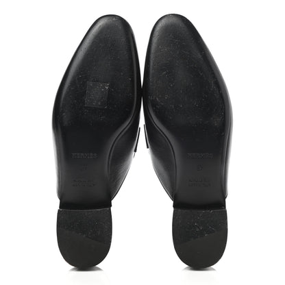 Hermes Goatskin Trocadero Mule 37 Black 5 of 12
