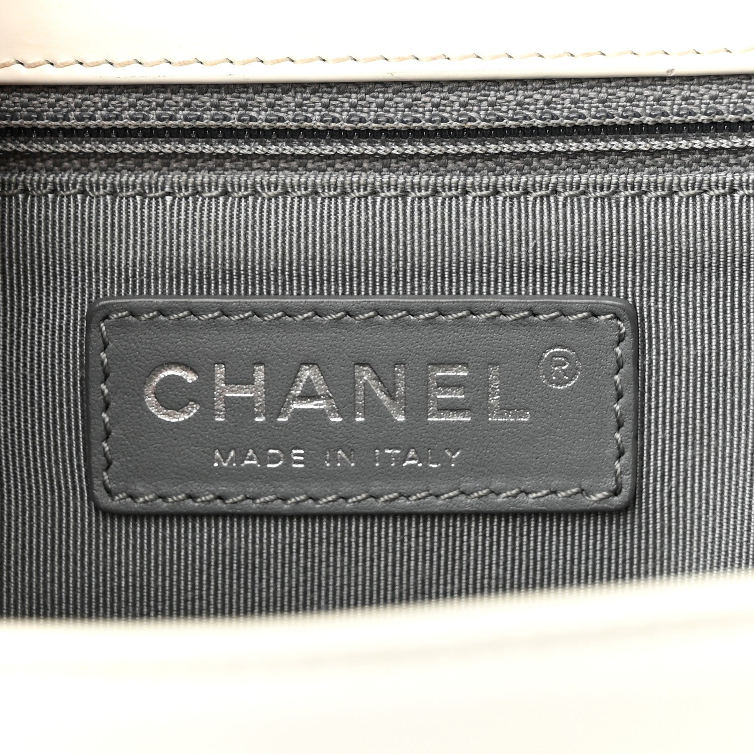 Chanel Glazed Calfskin Large Boy Reverso Flap White 6 of 13