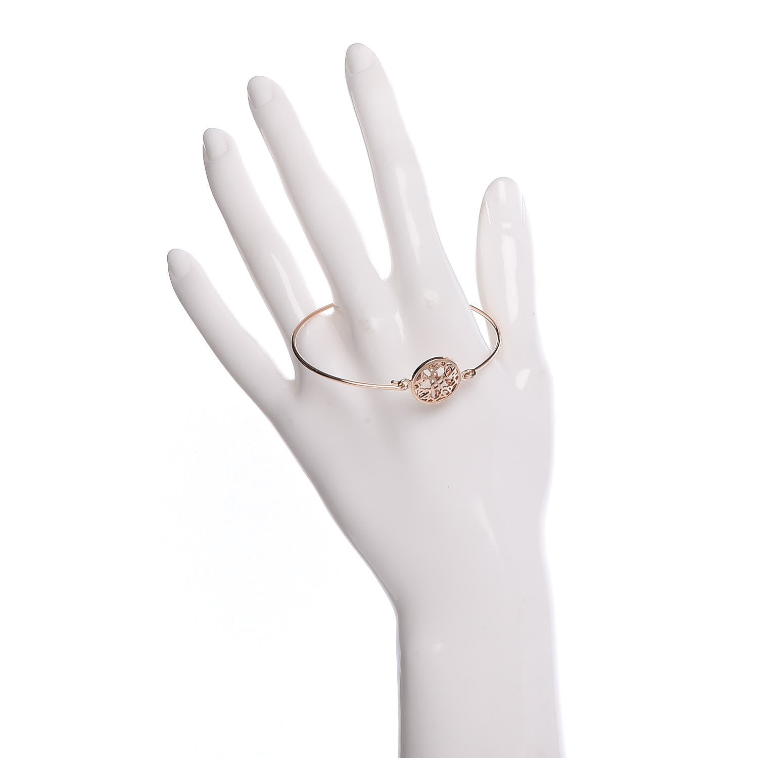 Hermes 18K Rose Gold Chaine D'Ancre Passerelle Bracelet 2 of 5