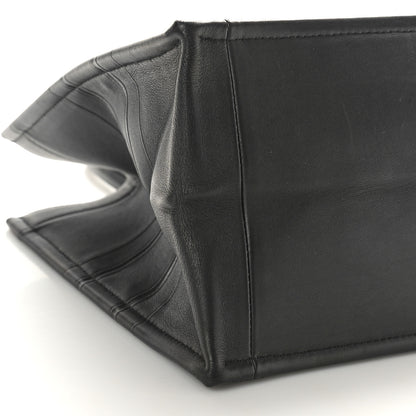 Christian Dior Calfskin Embossed Medium Book Tote Black 9 of 10