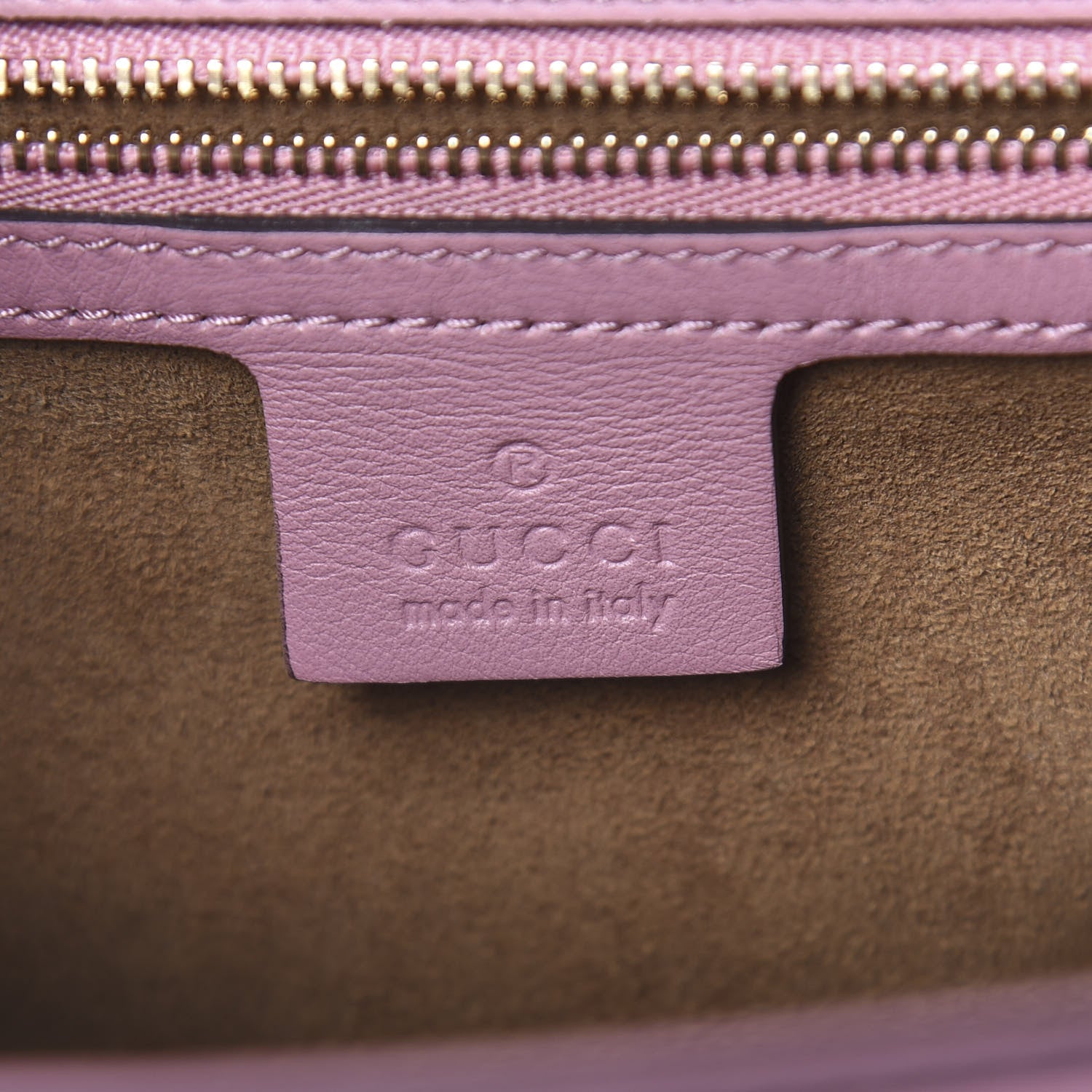 Gucci Moon Calfskin Medium Padlock Shoulder Bag Carmine Rose 6 of 10