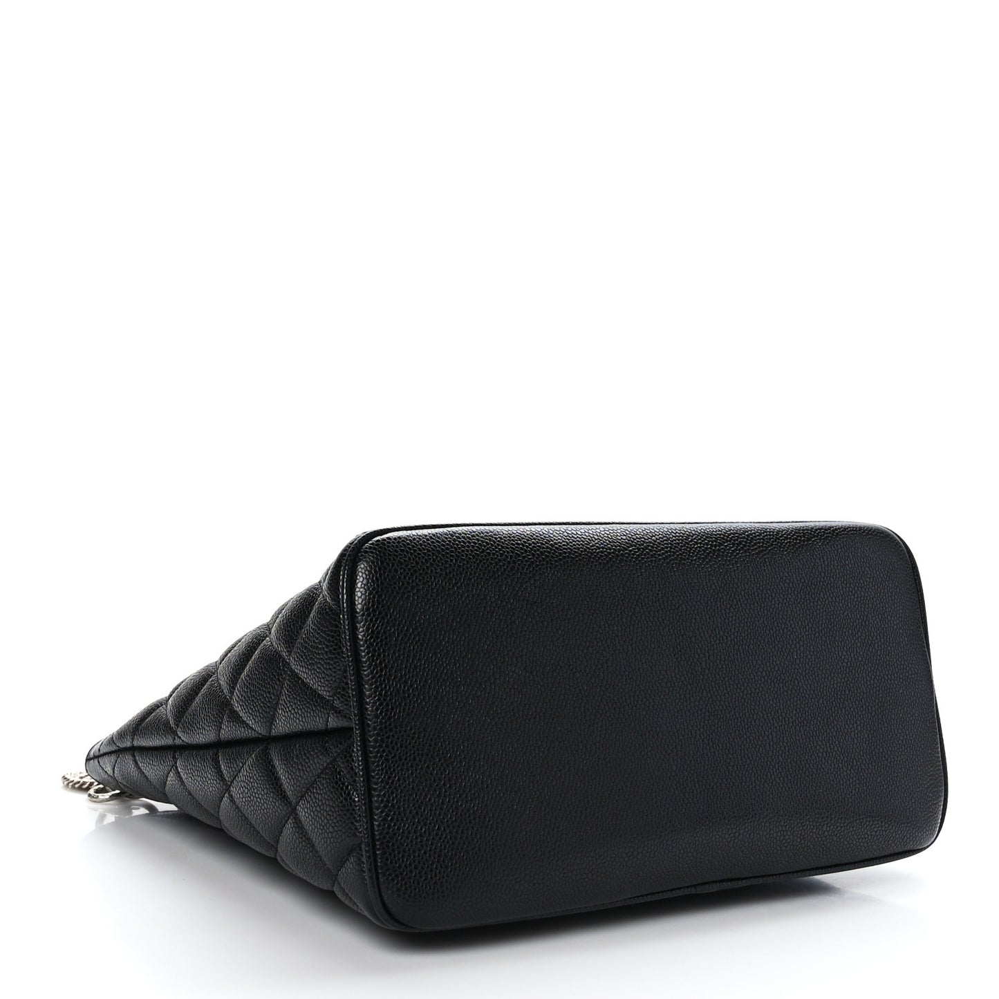 Caviar Quilted Medallion Tote Black