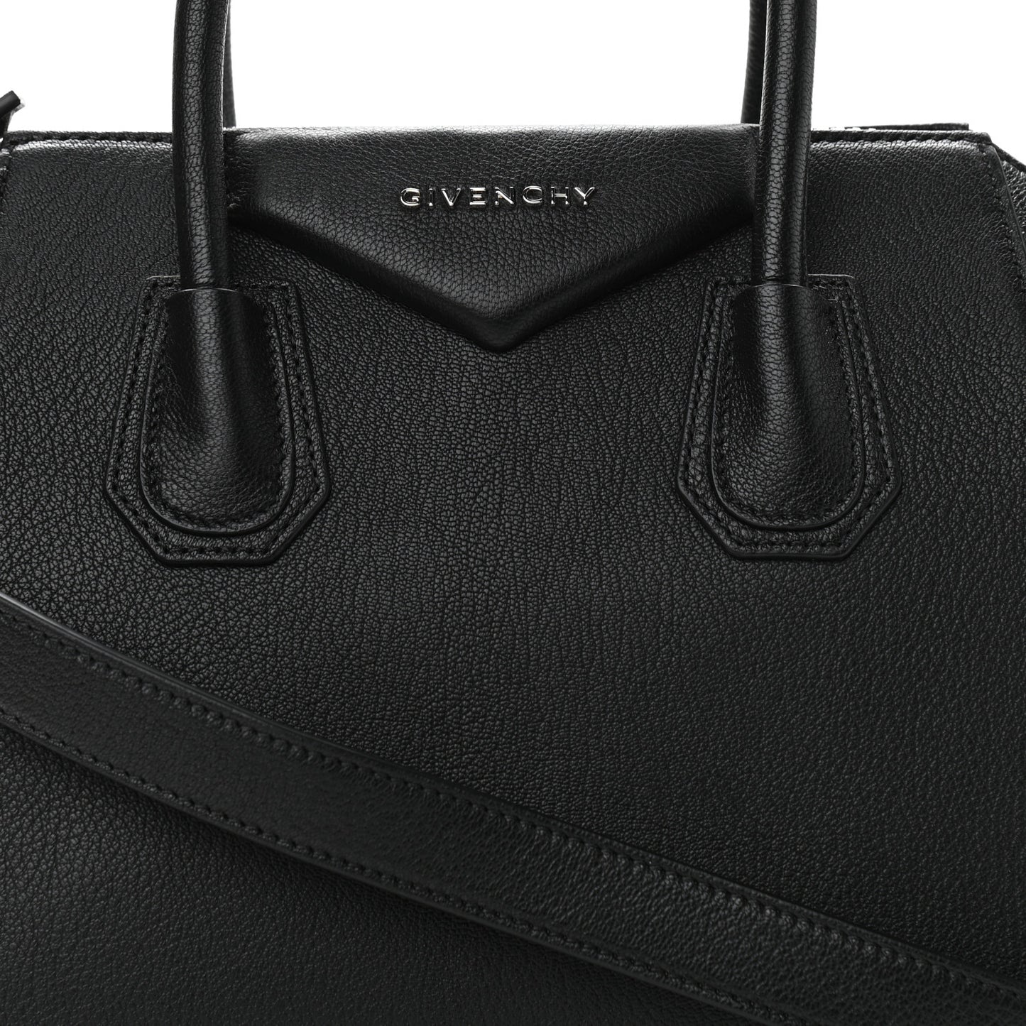 Sugar Goatskin Small Antigona Black