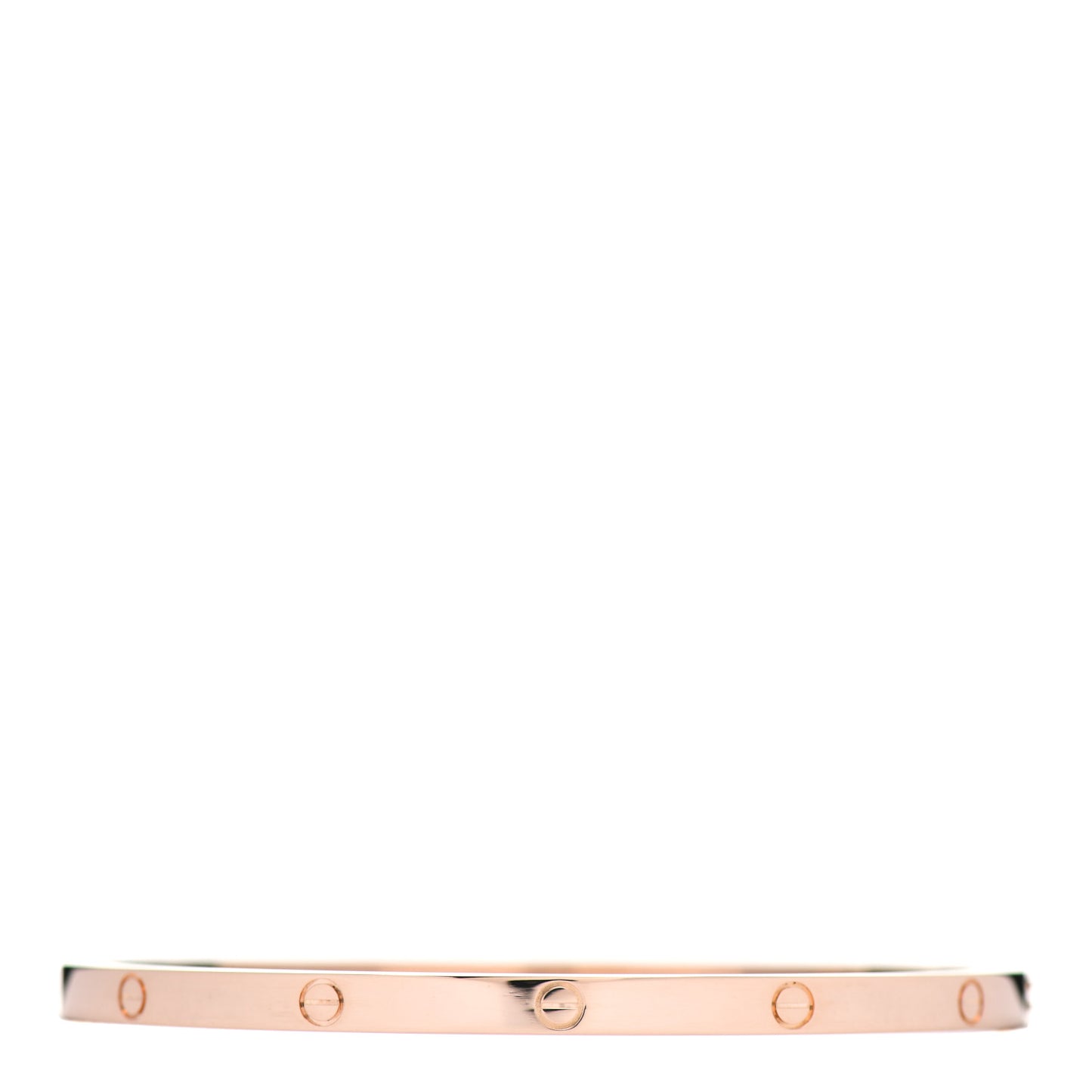 18K Pink Gold Small LOVE Bracelet 17