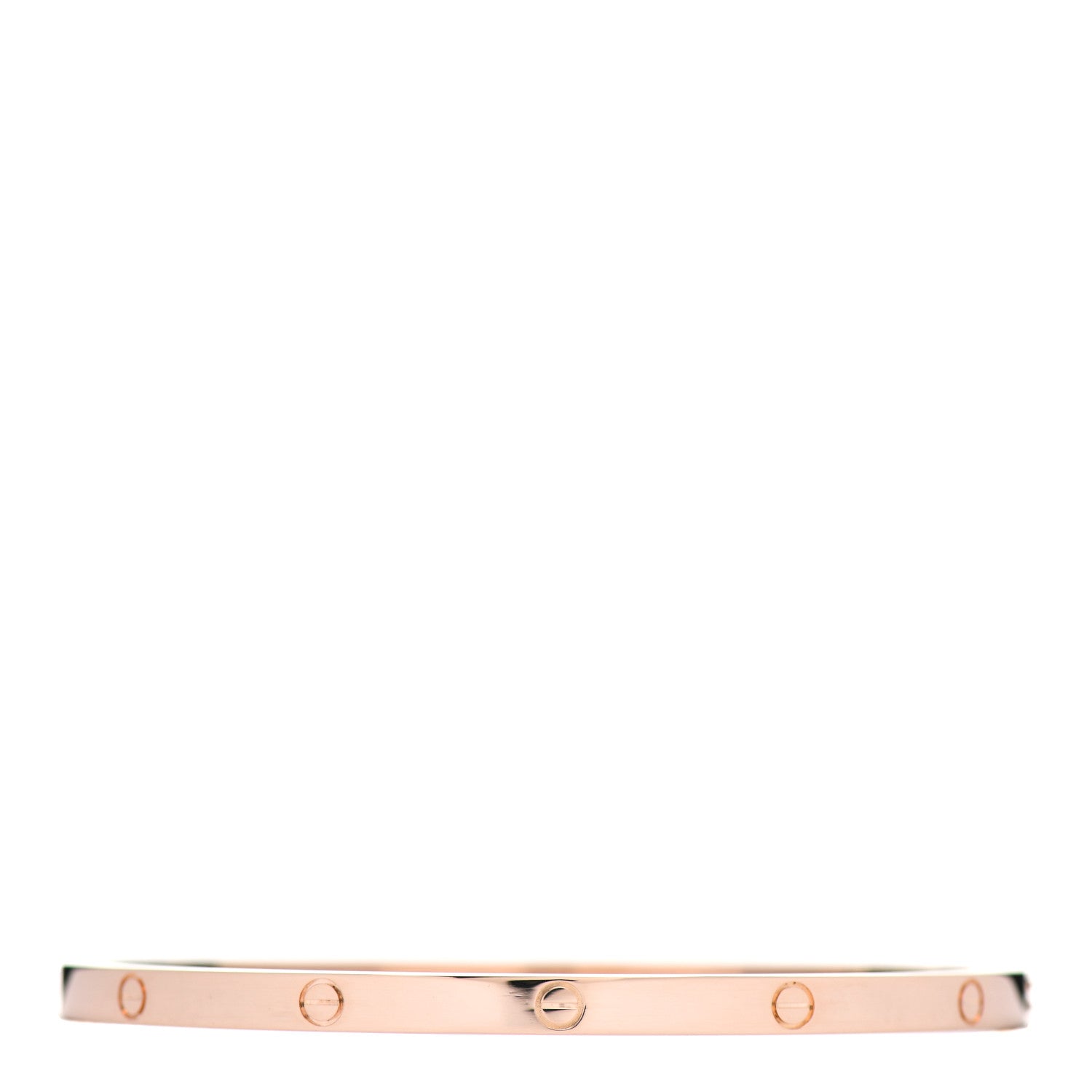 Cartier 18K Pink Gold Small LOVE Bracelet 17 1 of 5