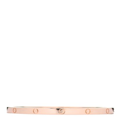 Cartier 18K Pink Gold Small LOVE Bracelet 17 1 of 5