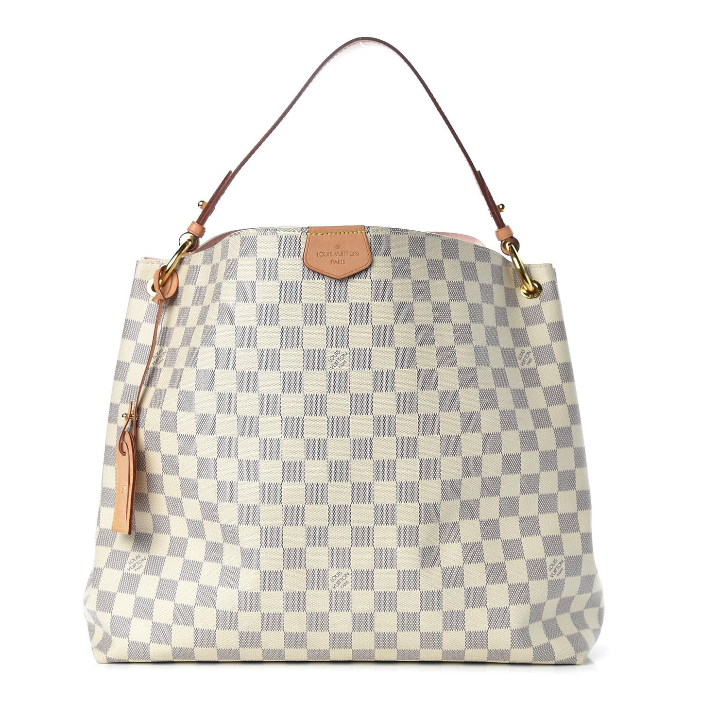 Damier Azur Graceful MM Rose Ballerine