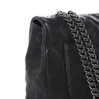 Chanel Washed Caviar Quilted 2.55 Reissue 227 Bijoux Chain Flap Black 10 of 15